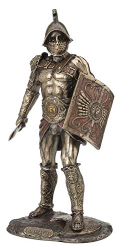 Veronese 708-7497 Romano Gladiador Spartacus Bronceada Escultura Estatua Figura Cover