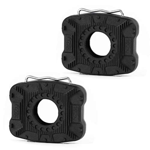 Tianbi 1 Pair Road Bike Pedal Adapters, Anti-skid Clipless Platform Pedal Adapters