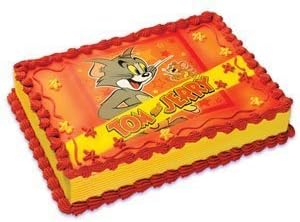 Tom and Jerry Edible Frosting Image Cake Topper