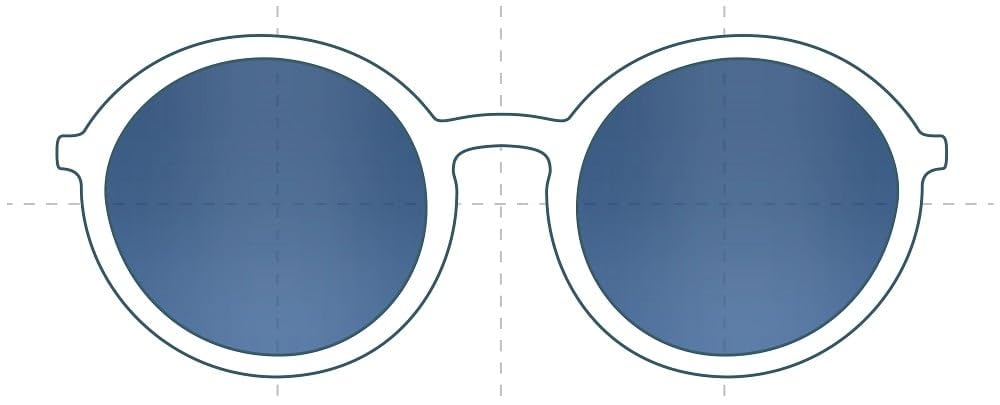 Sunglass Fix Replacement Sunglass Lenses Compatible for Epokhe Ollo 46mm (Polarized SFx-Diamond BIO Steel Blue Polarized Pair)