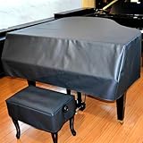 Peakjune Grand Klavier Abdeckung FlüGel,Wasserdicht Staubdicht Grand Piano SchutzhüLle,Einfache Montage,Kratzfest Und Abriebfest,Gilt FüR TäGlicher Schutz FüR üBungsräUme
