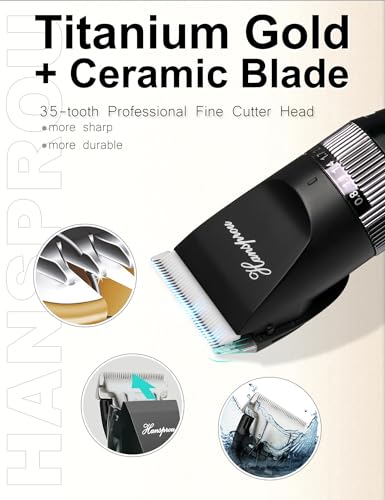 Dog-Clippers-for-Grooming-Dog-Grooming-ClippersProfessional-12V-Dog-Clippers-for-Thick-Coats-Corded-Pet-Trimmer-Dog-Hair-Clippers-with-Guard-Combs-Brush-for-Dogs-Cats - Cucciolini Doodles Dog-Clippers-for-Grooming-Dog-Grooming-ClippersProfessional-12V-Dog-Clippers-for-Thick-Coats-Corded-Pet-Trimmer-Dog-Hair-Clippers-with-Guard-Combs-Brush-for-Dogs-Cats