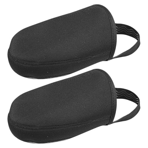 OATIPHO Motorcycle Shoe Covers Windproof Warm Half Shoe Protectors for Cycling Road Mountain Black