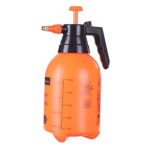 perfk Pulvérisateur portatif de Cour de pelouse de pulvérisateur de de Jardin de 2L/3L pour arroser/Maison/Lavage de Voiture, Orange 2L