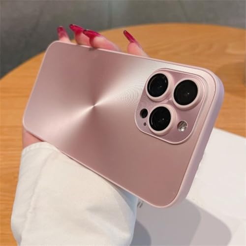 Coque silicone flexible aurore boréale Rose antichoc pour objectif iPhone 13 Pro Max