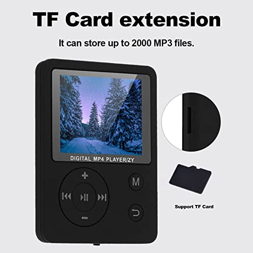 MP3 MP4 Digital Player 1.8 Polegadas Tela Colorida Reprodutor de Música Áudio Sem Perdas Reprodutor