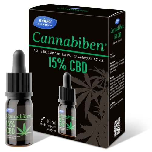 Cannabiben CBD OIL 15%, Alivio rápido por su alta concentración en CBD. Para sentir el confort y alivio de manera efectiva, 100% Orgánico.