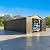 Domi 12x25FT Outdoor Metal Garage Shed, Extra Large Metal Carport with Lockable Double Hinged Doors, Heavy Duty Car Shelter for Car, Truck, Motorcycle and Lawn Equipment, Dark Grey
