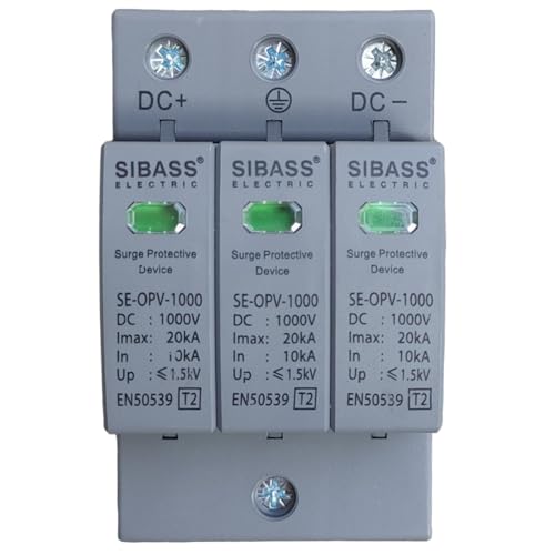 Image of Kenbrook Solar Sibass DC SPD 1000V 3 Pole Surge Protection Device (1000V 3 Pole)