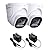 TIGERSECU 5MP Wide Angle Dome Security Camera Bundle 2-Pack