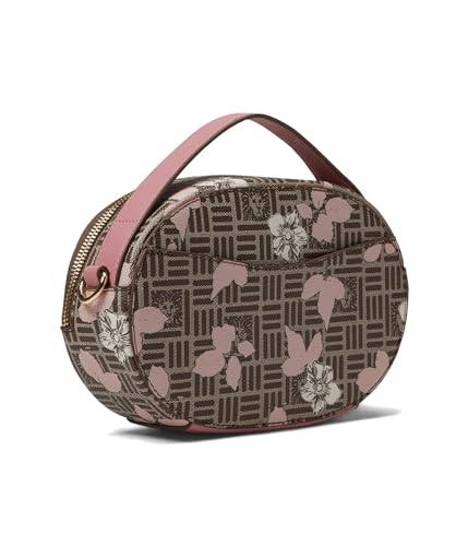 Anne Klein Oval Crossbody with Floral Overlay2