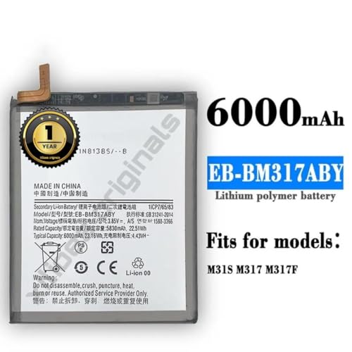 Image of EB-BM317ABY Battery for Samsung Galaxy M31s Battery with 1 Year Warranty** (V41)