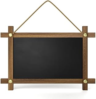 VersaChalk Magnetic Chalk boards with Frame (15x10 Industrial, Porcelain, Double Sided) Rustic Hanging Chalkboard Signs for Business, Bistro Kitchen, Menu, Sidewalk, Parties, Classroom, Wedding