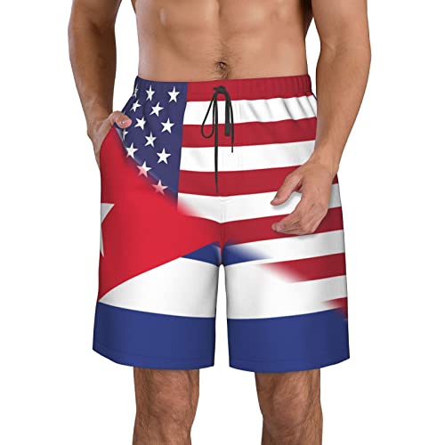 Maillot de bain homme drapeau libanais à serrage rapide pour le sport