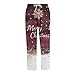 WENKOMG1 Christmas Pajama Pants Men Cotton - Holiday Lounge Sleep Bottoms with Drawstring Elastic Waist Sleepwear Mens Long Pajamas Bottoms Fall Clothes Fashion Pijamas (XXL - Dark Purple)