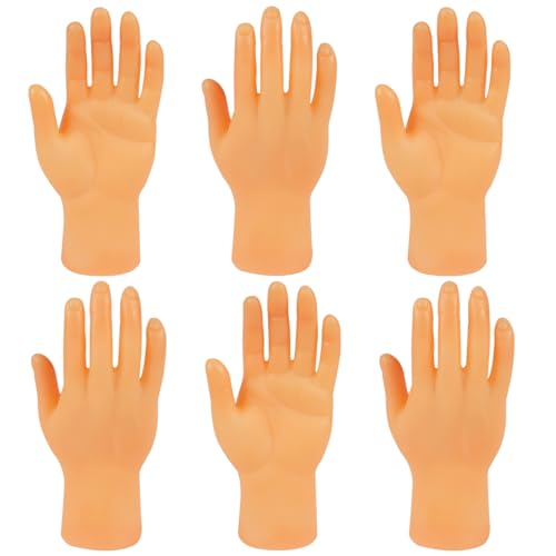 ✋【Design realistico】 Diversamente dai normali prodotti simili, i nostri mini mani sono progettati a forma di una mano umana altamente realistica con particolare attenzione ai dettagli. Tra unghie, colore e rughe naturali, queste mani replicano perfettamente il disegno umano.