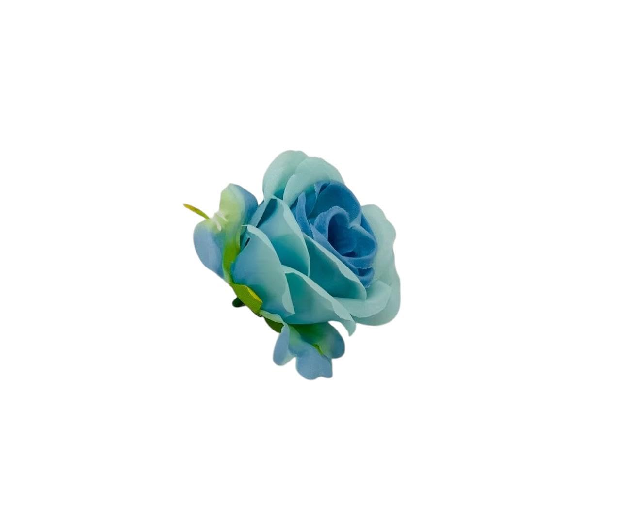 Wrap Concepts Rose Head (Pack of 20) (Tiffany & Sky Blue) 2