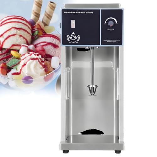 Mezcladora Comercial para Hacer Helados Duros con Cilindro De Acero Inoxidable 304, Mezcladora EléCtrica para Restaurantes ConstruccióN Duradera Y Enfriamiento Eficiente.