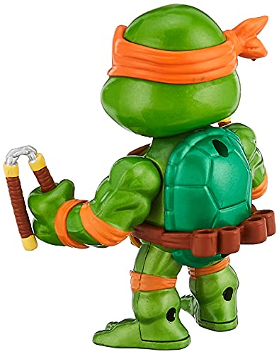 Jada Toys Teenage Mutant Ninja Turtles 4 Michelangelo Die-Cast Figure, Toys For Kids And Adults, Orange, 31848 #TOP1