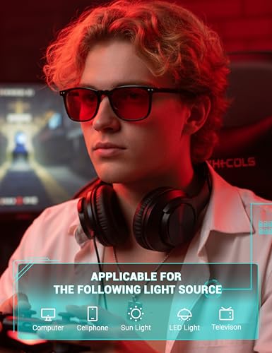 image for TIJN High Tech Blue Light Glasses Advanced up to 99% Blue Light Blocki