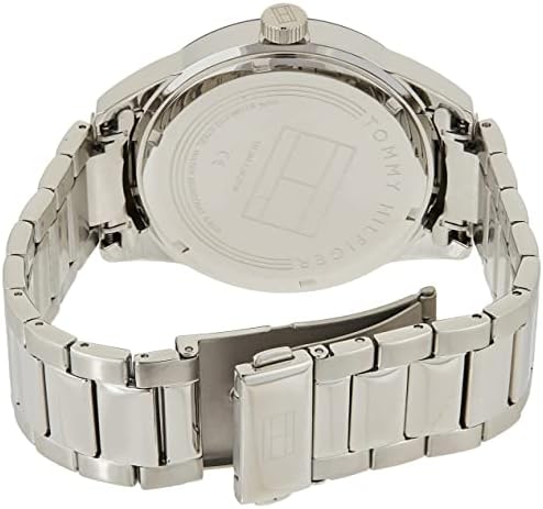 Tommy Hilfiger Analogue Multifunction Quartz Watch for Men with Silver Stainless Steel Bracelet - 1791640