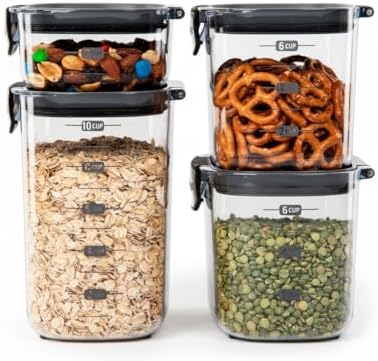 Progressive International ProKeeper+ 4-Piece Clear Plastic Modula...