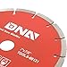 ‎DNA MOTORING TOOLS-00121 7 X 7/8 in. Diamond Saw Blade - Dry/Wet Steel Cut-Off Disc with Thin Kerf, Sharp Edges, for Concrete Stone Brick Masonry Cutting