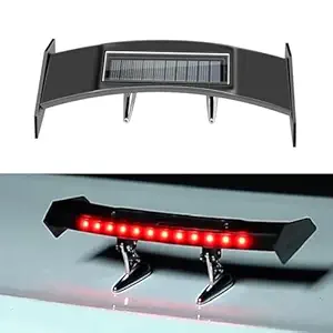 ZILOTY 6.5 INCH UNIVERSAL LED CAR SPOILER LIGHTS THE NEW SOLAR STREAMER WARNING TAIL LIGHT SUITABLE FOR PICKUP TRUCK, RV, GM AUTOMOTIVE EXTERIOR ACCESSORIES