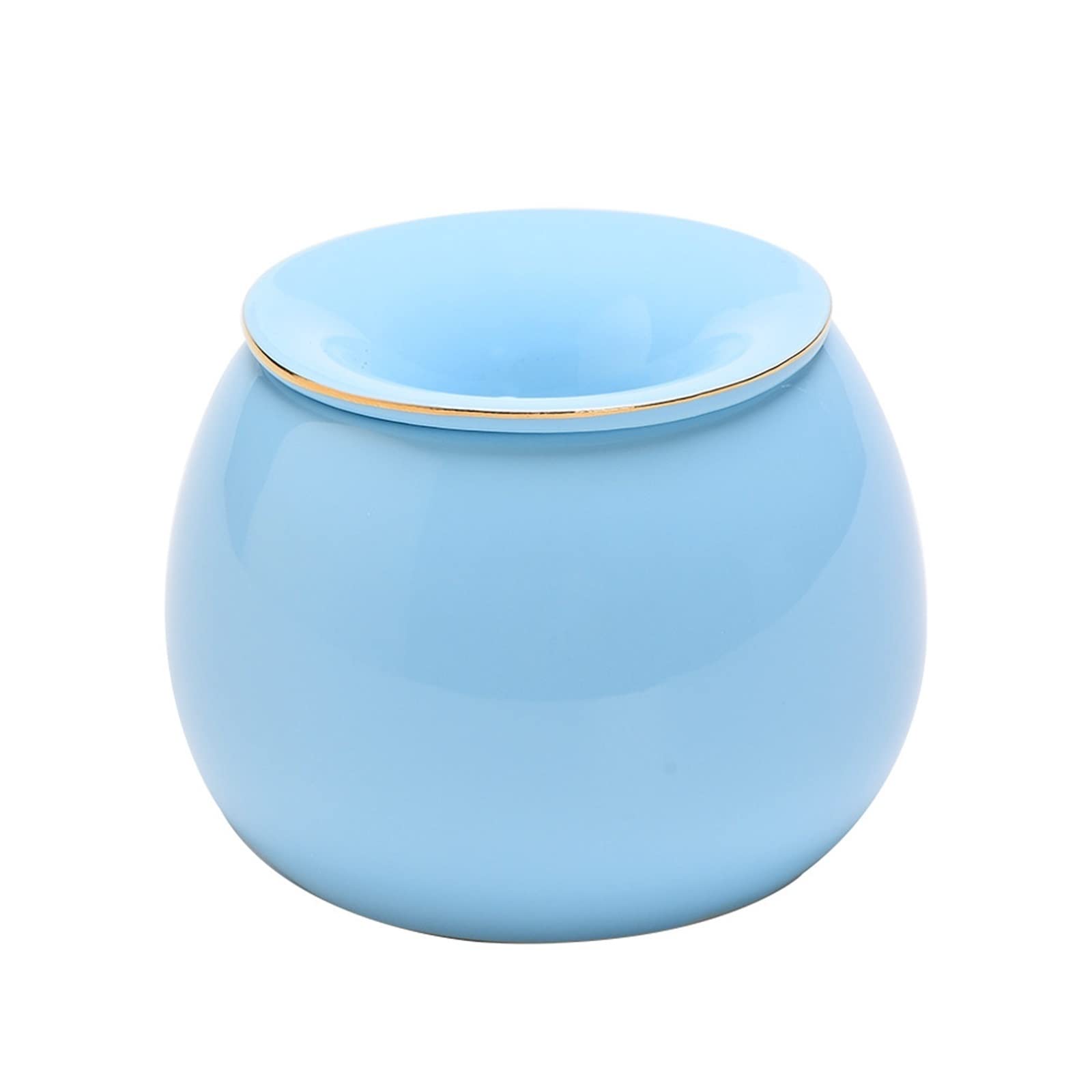 Ashtray Ceramic,Portable Windproof Cigarette for Indoor or Outdoor Use,Ash Tray with Funnel Lid