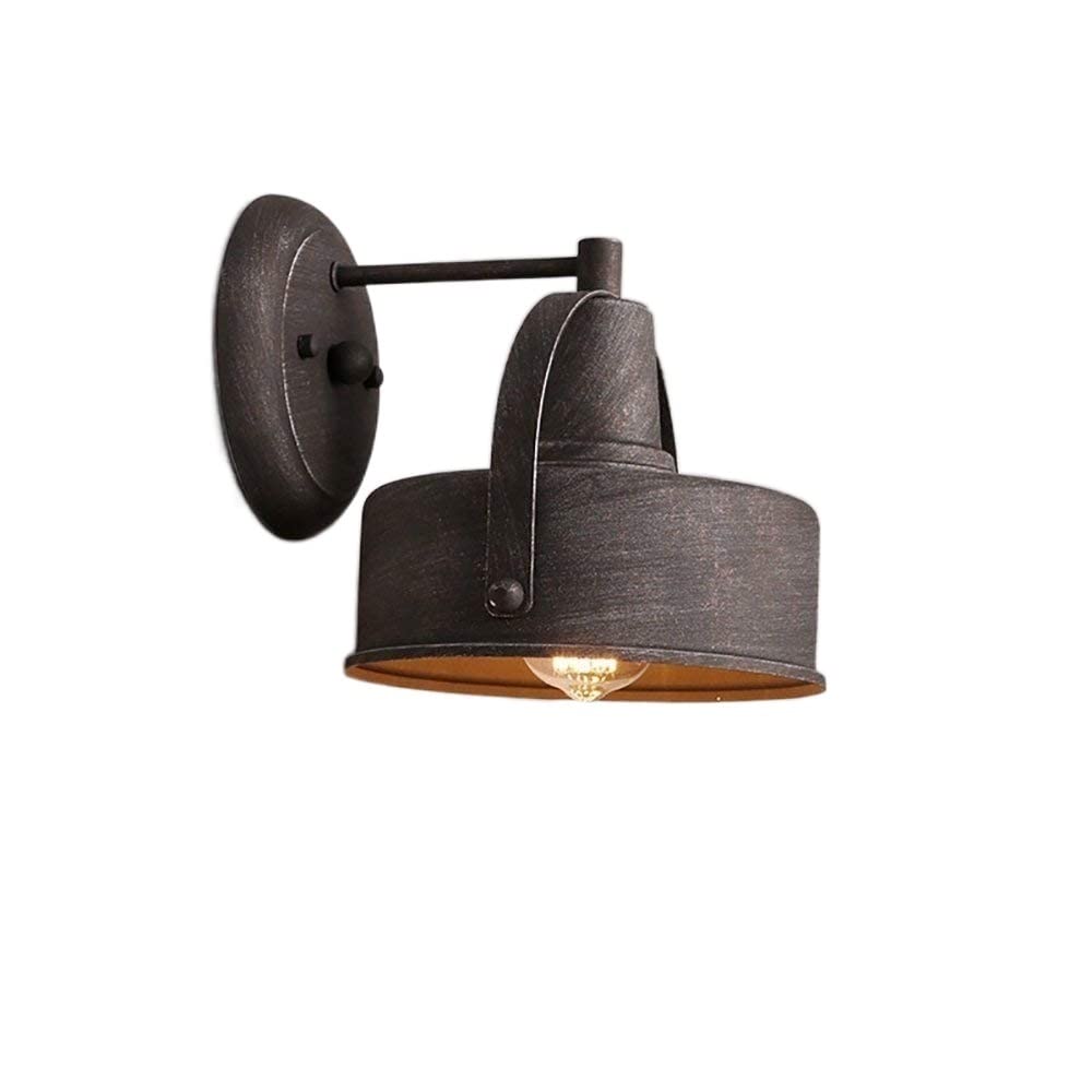 Lanterne murale vintage industrielle style loft américain pour couloir et balcon extérieur