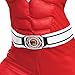 Disguise Red Ranger Classic Muscle Child Costume, Red, Large/(10-12)
