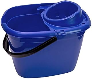 Abbey 12 litre plastic socket mop bucket (Blue)