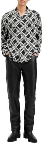 Men's Grid Long Sleeve Shirt4