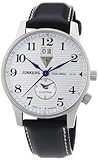 Rundes Edelstahlgehäuse Junkers 6640-1 Dual Time Ronda