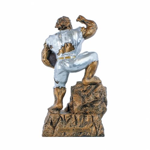 Decade Awards Fantasy Football League Champion Monster Trophy/FFL Winner Beast Award 6.5 Inch Exclusive,gold, silver