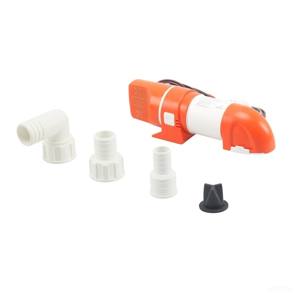 Pompa di sentina automatica 12V DC 1100GPH Pompa sommergibile marina per barca da pesca Cruiser con kit di uscita