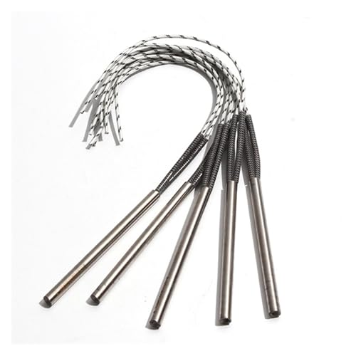 SHAUOTR 110V 220V 380V Cartridge Heater Electric Heating Element 10x98mm 10x100mm 10x110mm 400W-450W for Hot Stamp(380V,400W 10x98mmL)