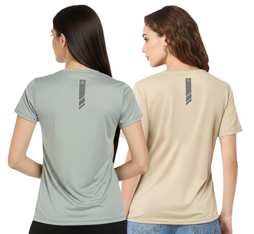 Image of SHAUN Women Loose Fit Tshirt Dryfit(904W02 $P Pack of 2)