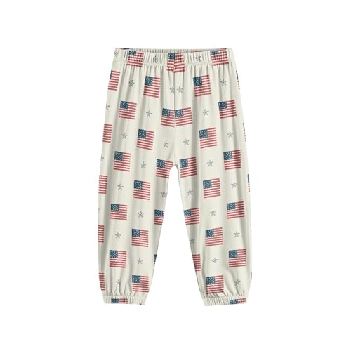 Image of Unisex Little Kids Yoga Trousers Bohemian Beach Pants Baggy Harem Activewear for Boys and Girls Age 3-10