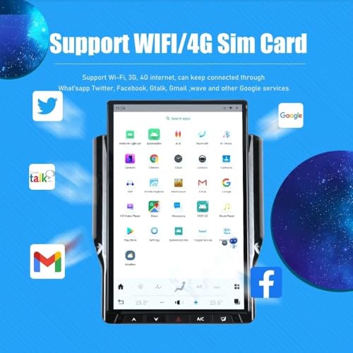Radio para camioneta Ram 1500/2500/3500 14.4" Android 13 miniatura 6