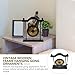 HOMSFOU 1 Set Gong with Stand and Mallet Feng Shui Brass Gong Chinese Gong Desktop Vintage Chimes Asian Gong Bell Chinese Traditional Desk Bell Percussion Instrument