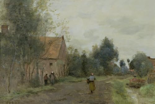 Impression prints toile Corot affiche décoration murale salon