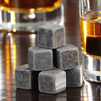 Miniatura 9 de Juego de piedras de whisky grabadas con 6 vasos de degustación de whisky Glencairn (regalo personalizado)