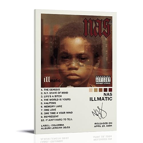 KUCOON Illmatic - Póster en lienzo para pared, para sala de estar, dormitorio, pintura de 30 x 45 cm