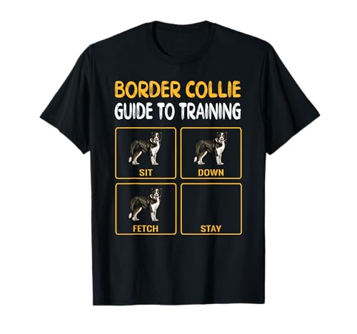 Border Collie Guide To Training Dog Obedience T-Shirt
