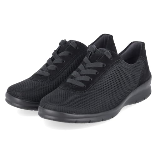 Chaussures à lacets Semler X2055450/001 en cuir noir pour femme taille 34.5