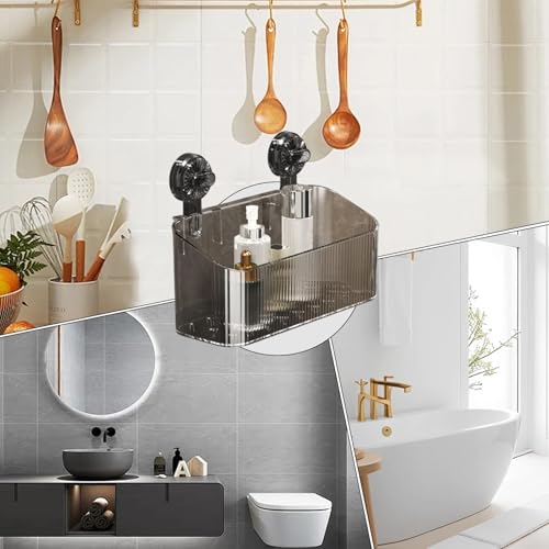 Étagère murale de salle de bain étanche avec support douche amovible - 6
