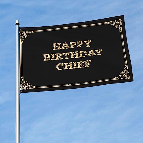 Drapeau Happy Birthday grand format 152x244cm pour déco de chambre étudiante