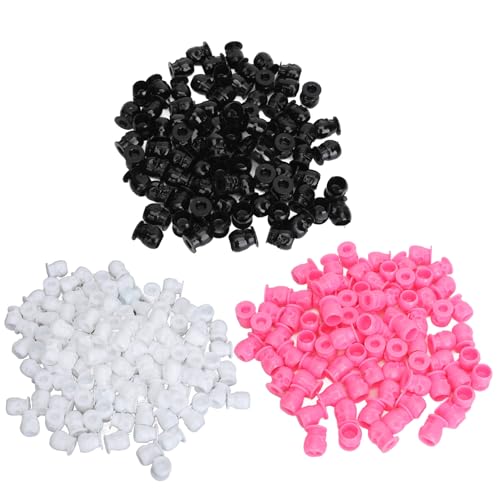 600 vasos de tinta de calavera con base, vasos de tinta de pigmento para microblading, accesorios de tatuaje, vasos semipermanentes de color para cejas, ojos y labios, color negro, rosa y blanco