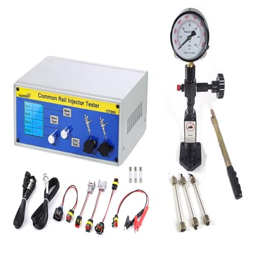 AWAYDD Combination CR-C Multi Function Diesel Common Rail Injector Tester S60H Injector Cleaner and Tester Drive Fuel Repair Tool for Electromagnetic Injectors